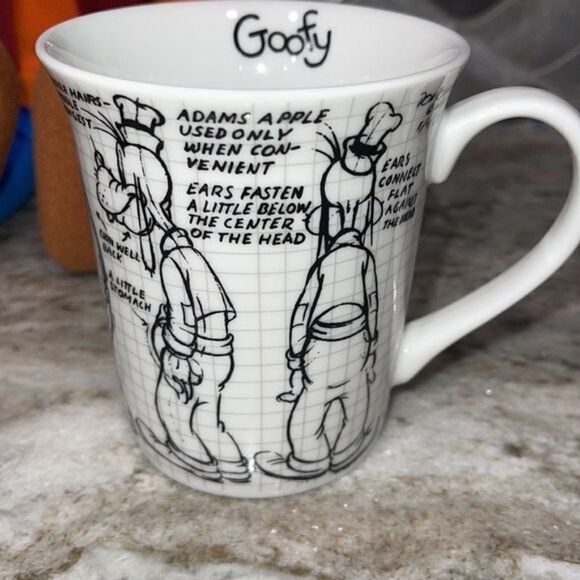 Disney Goofy Coffee Mug + Goofy Stuffed Plushie Toy - Picture 2 of 10